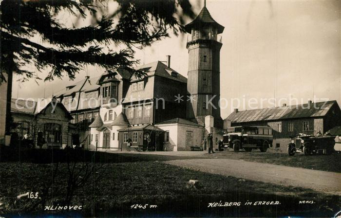 Klinovec Berghotel Aussichtsturm