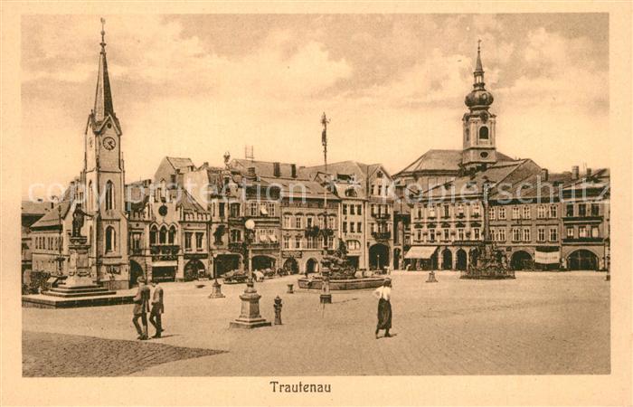 Trautenau Tschechien Marktplatz Kirche