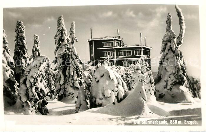 Teplice Stuermerbaude Winterlandschaft Erzgebirge