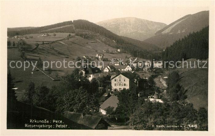 Petzer Tschechien Panorama Riesengebirge