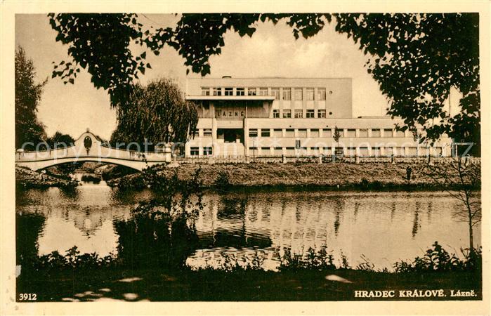 Kralovehradecko Hradec Kralove Lazne Partie am Fluss