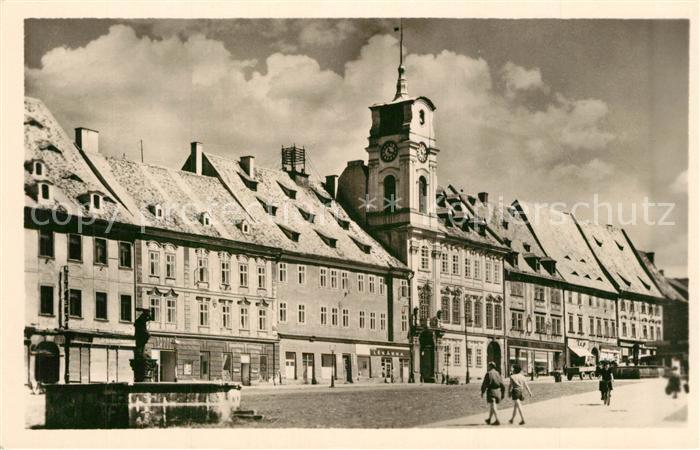 Cheb Eger Namesti Csl. armady Platz Brunnen
