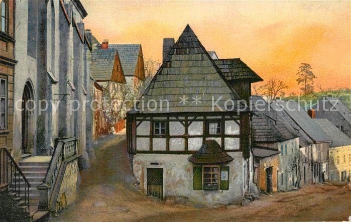 Graupen Erzgebirge Ortsmotiv Erinnerungskarte Photochromie Serie III Nr. 129