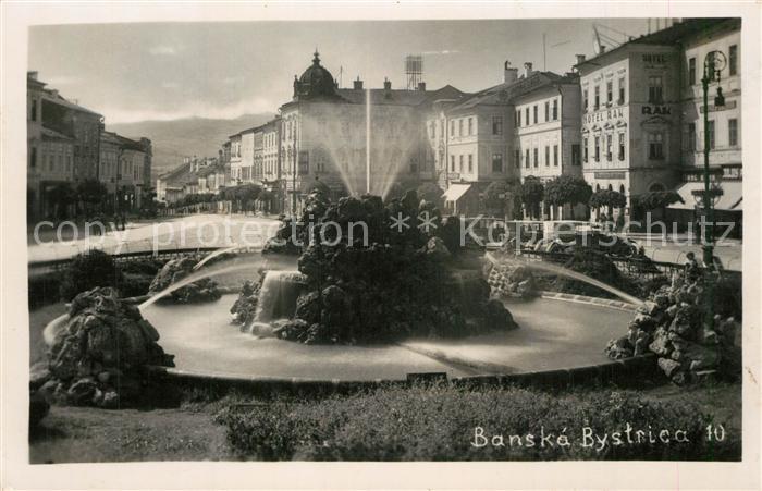 Banska Bystrica Springbrunnen Stempel