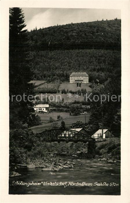 Winkelsdorf Kouty nad Desnou Partie am Fluss Erholungsheim