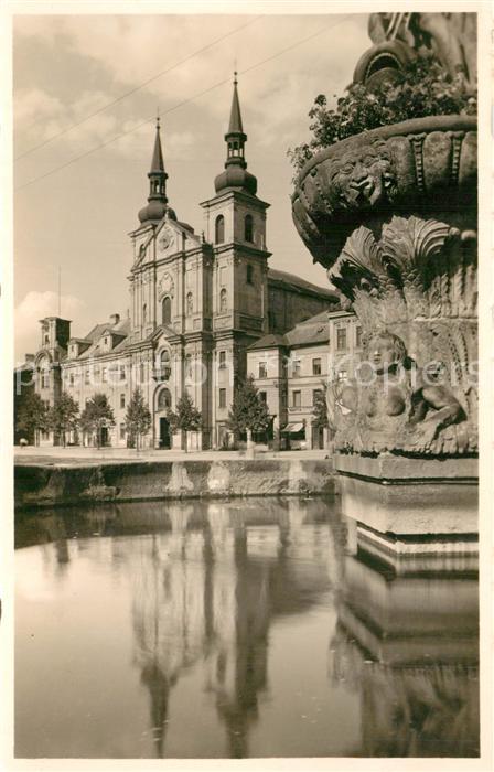 Iglau Jihlava Sankt Ignatius Kirche Brunnen