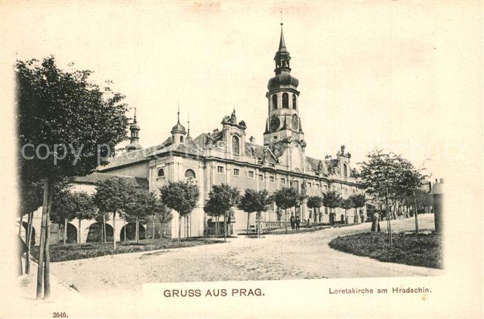 Prag Prahy Prague Loretakirche am Hradschin