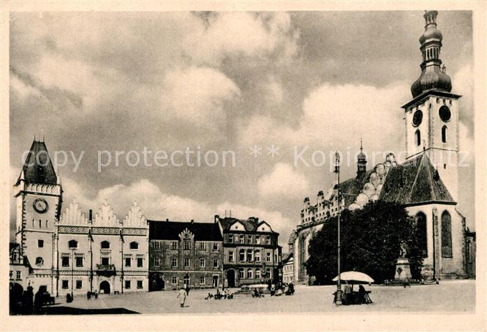 Tabor Czechia Marktplatz Kirche