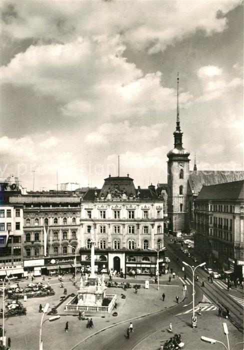 Brno Bruenn Namesti Svobody Friedensplatz Denkmal Kirche