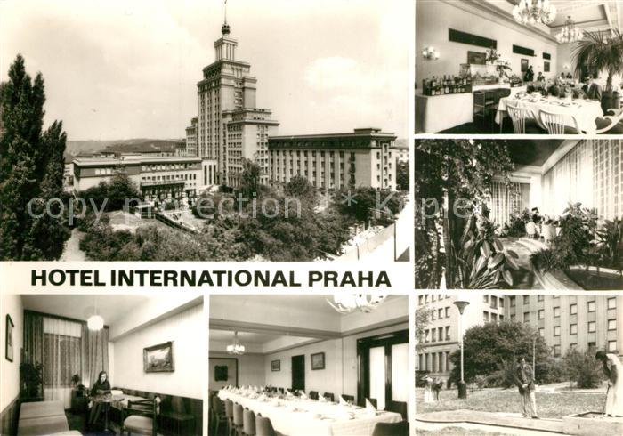 Praha Prahy Prague Hotel International Restaurant Minigolf