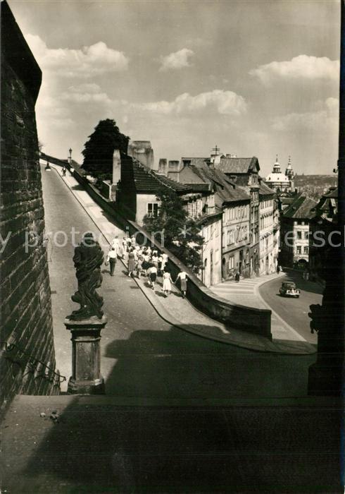 Praha Prahy Prague Mala Strana Nerudova ulice Kleinseite Nerudagasse