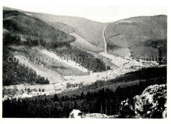 Winkelsdorf Kouty nad Desnou Landschaftspanorama