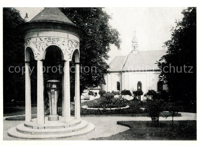 Maehrisch-Schoenberg Schillerpark mit Barbarakirche