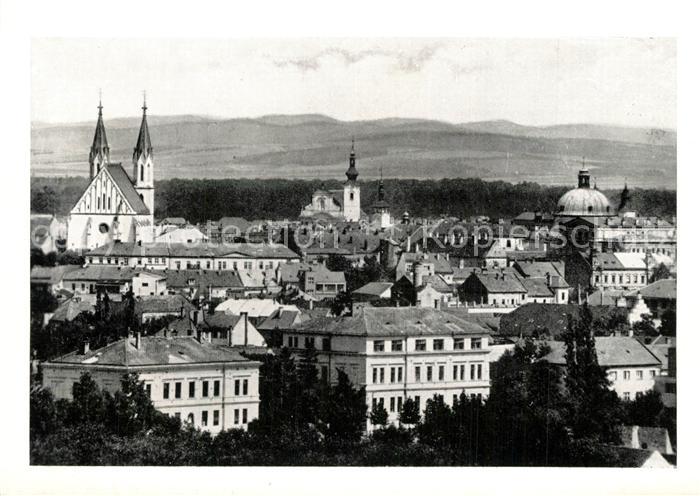 Kremsier Kromeriz Czechia Stadtbild mit Kirchen Innenstadt