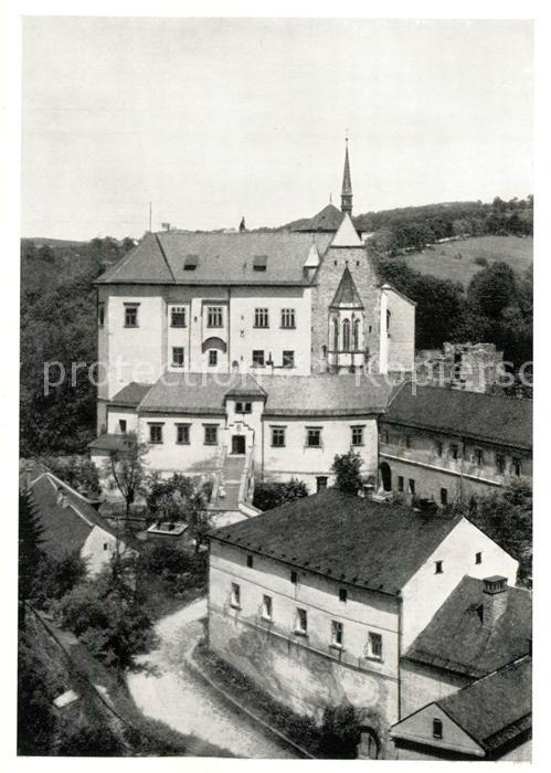 Sternberg Maehren Ortsansicht mit Kirche