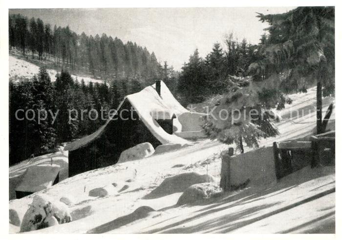 Primiswald Klaperhaus Winterlandschaft