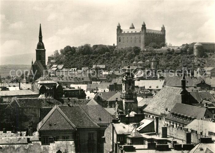 Bratislava Pressburg Pozsony Stadtbild mit Burg