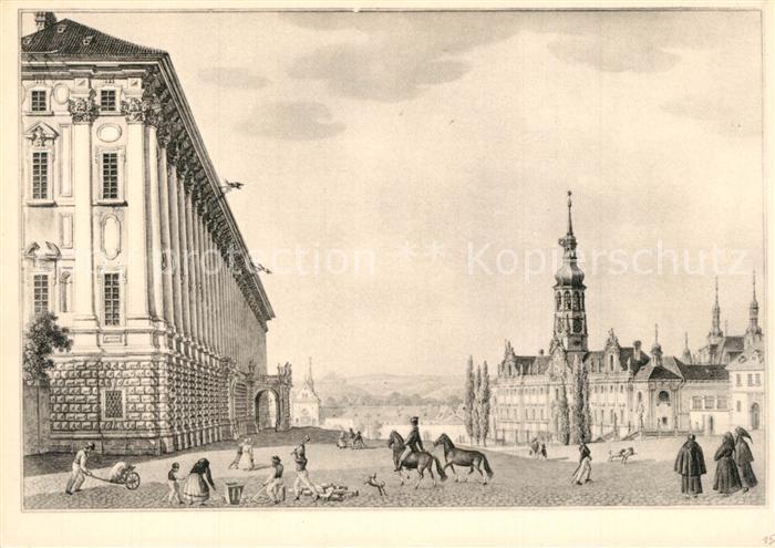 Prag Prahy Prague Stadtansicht anno 1830 Morstadt Kuenstlerkarte