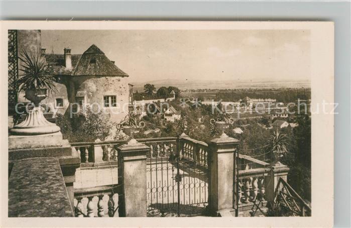 Opotschno Opocno Panorama Blick vom Schloss