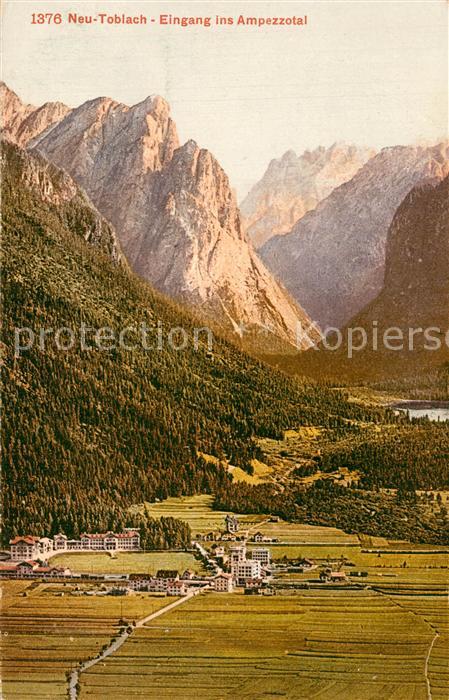 Neu-Toblach Eingang ins Ampezzotal