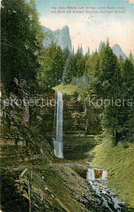 Seis Schlern Ratzes Wasserfall