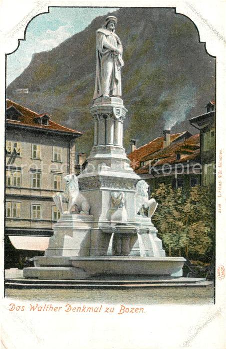 Bozen S?dtirol Walther-Denkmal