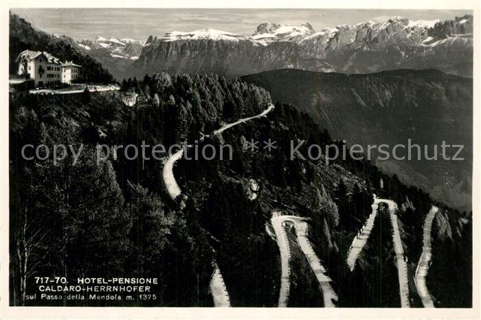 Caldaro Kaltern Hotel-Pensione Herrnhofer Passo della Mendola