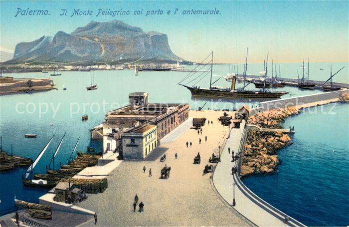 Palermo Sicilia Monte Pellegrino Porto Antemurale