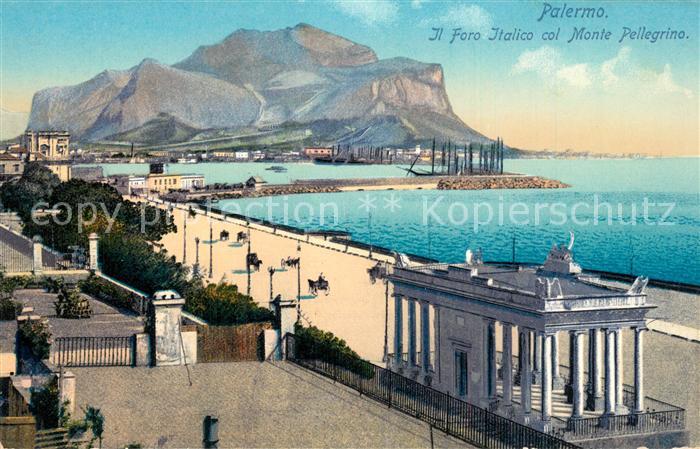 Palermo Sicilia Foro Italico Monte Pellegrino