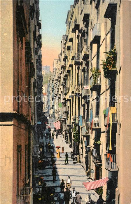 Napoli Neapel Gradoni di Chiaia