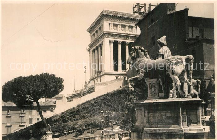 Roma Rom Campidoglio Castore Monumento Vittorio Emanuele