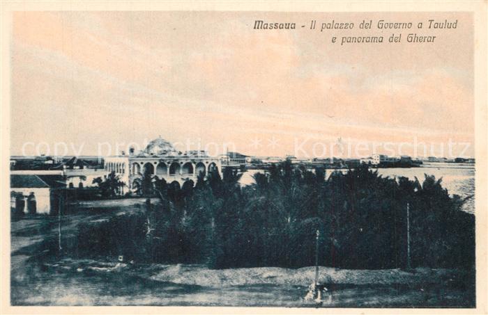 Massaua Palazzo del Govero a Taulud Gherar