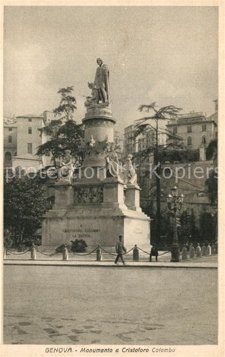 Genova Genua Liguria Monumento Cristoforo Colombo
