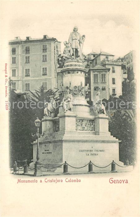 Genova Genua Liguria Monumento Cristoforo Colombo