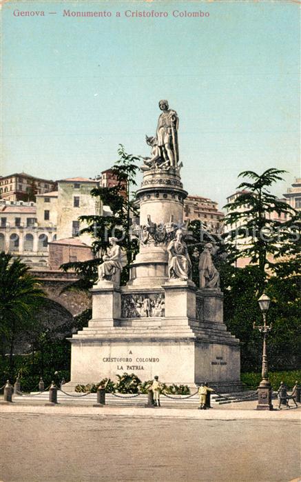 Genova Genua Liguria Monumento Cristoforo Colombo