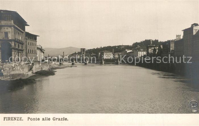 Firenze Florenz Ponte alle Grazie