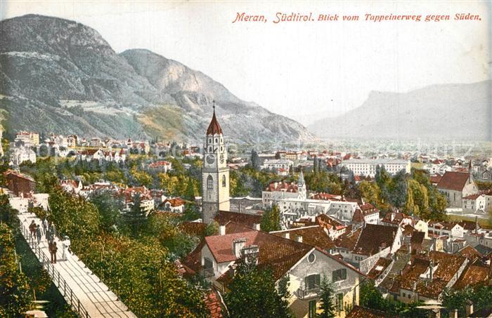 Meran Merano Blick vom Tappeinerweg