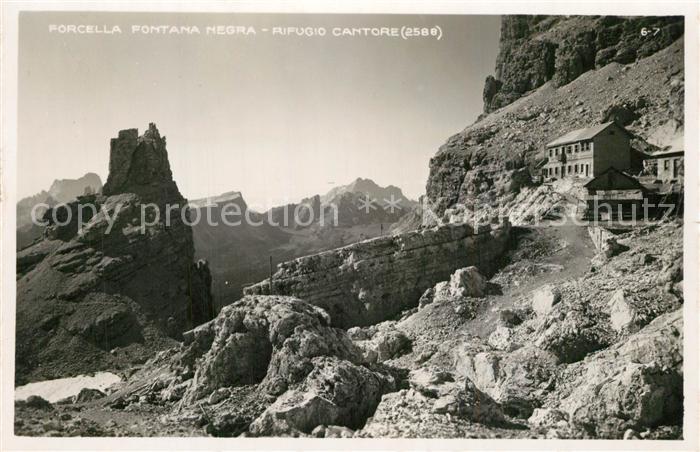 Rifugio Cantore Forcella Fontananegra