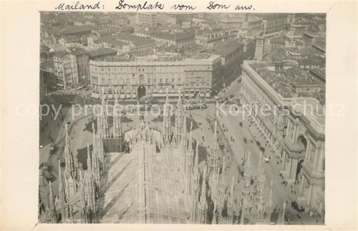 Mailand Domplatz vom Dom