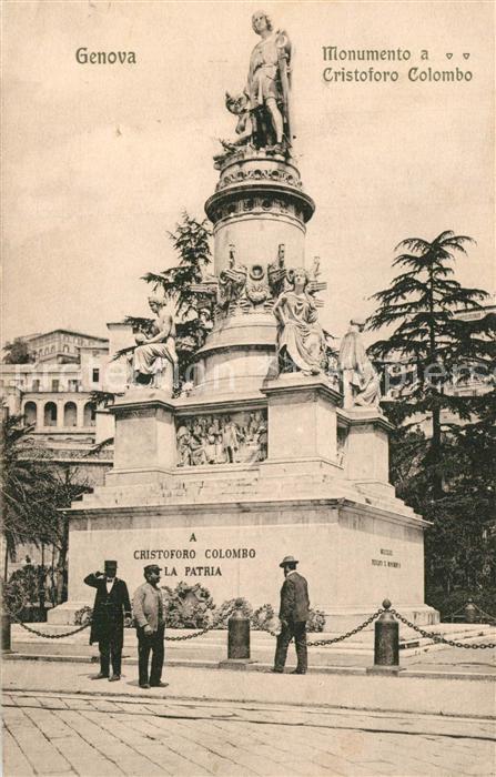 Genova Genua Liguria Monumento Cristoforo Colombo