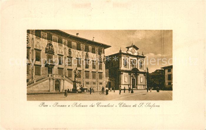 Pisa Piazza e Palazzo dei Cavalieri Chiesa S. Stefano