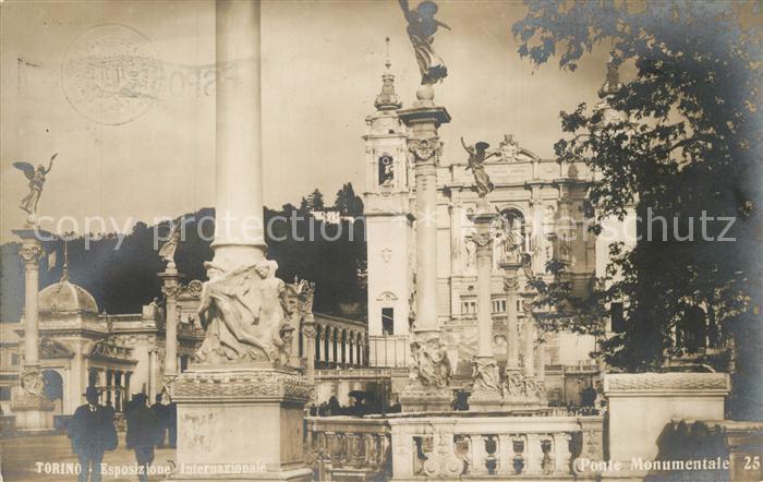 Torino Esposizione Internazionale Ponte Monumentale