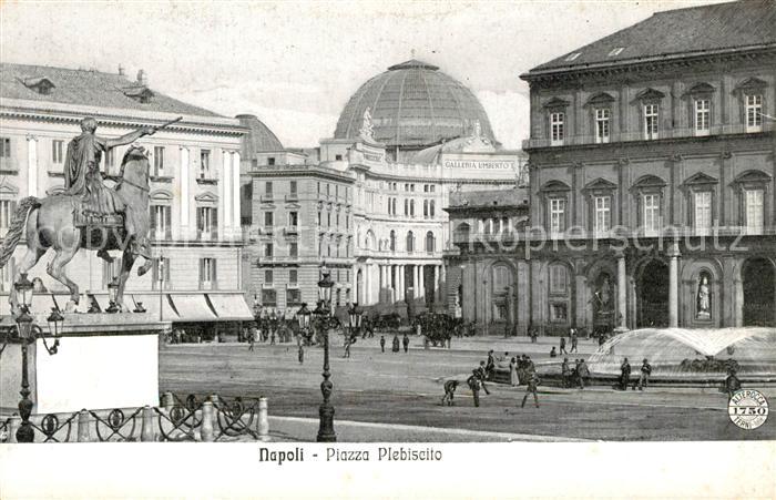 Napoli Neapel Piazza Plebiscito