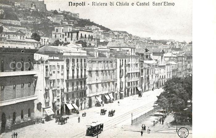 Napoli Neapel Riviera di Chiaia Castel Sant'Elmo