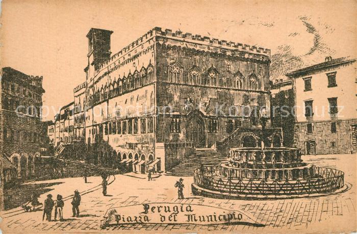 Perugia Piazza del Municipio