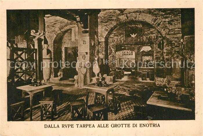 Roma Rom Ristorante-Locale Rupe Tarpea Grotte di Enotria
