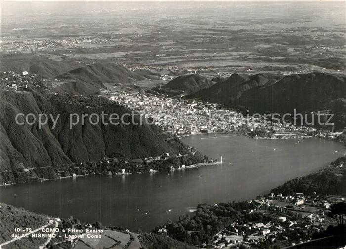 Como Lago di Como Primo Bacino dal Monte Bisbino