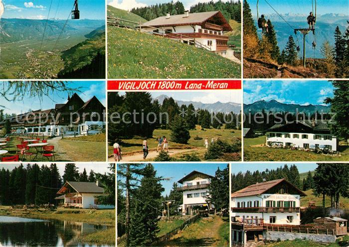 Vigiljoch Seilbahn Gasthof Jocher Gasthof Seehof Gasthaus Seespitz