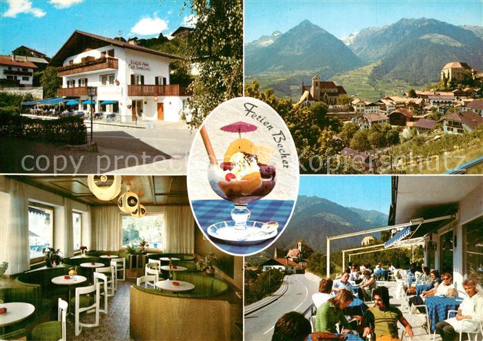Schenna Meran Eisdiele Cafe Anny Ferien-Becher