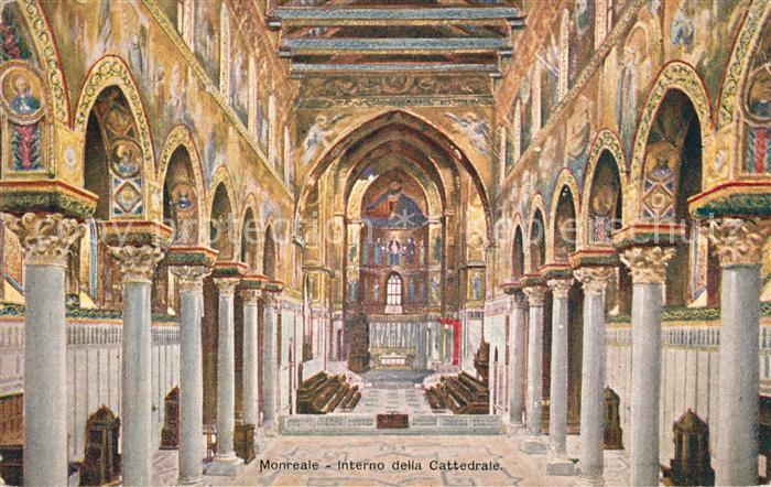 Monreale Cattedrale Interno